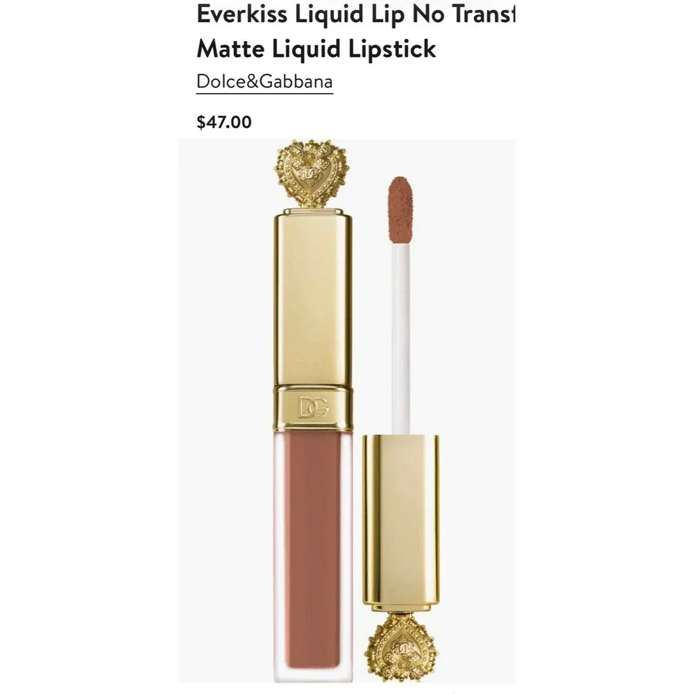 D & G Dolce and Gabbana Ever-kiss Liquid Lipstick Hope 100